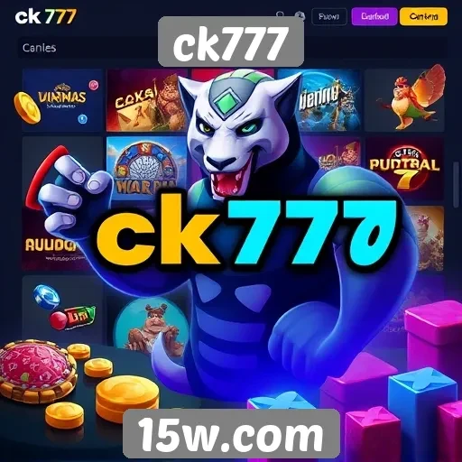 Variedade de jogos disponíveis no ck777